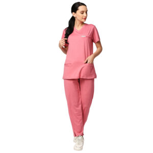 Smart Scrub Suits- Pink Mauve