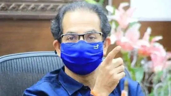 CM-shri-uddhav-balasaheb-thackeray-with-virus-protection-mask