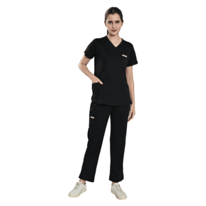 V-neck Top - 3 pockets